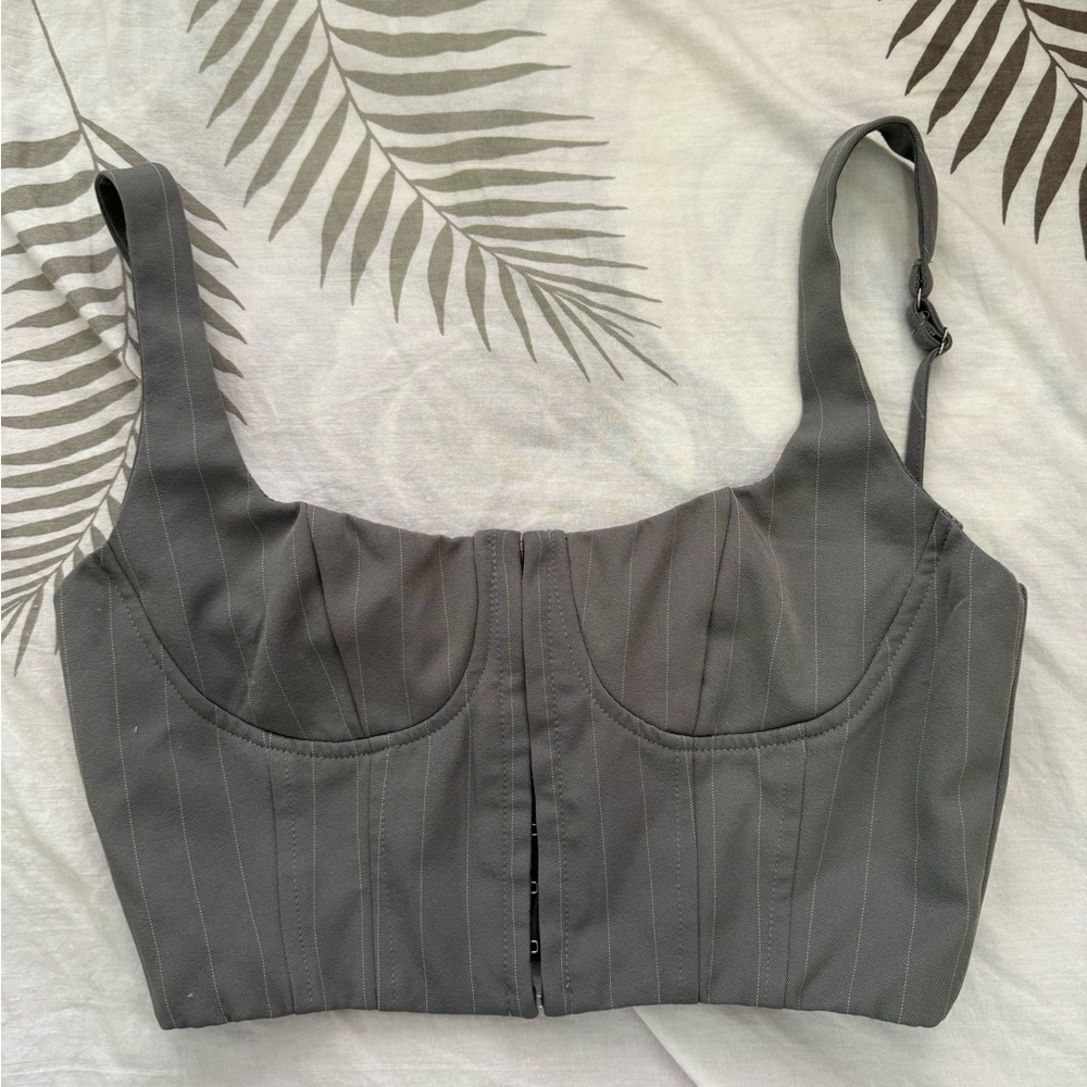 PRINCESS POLLY CORSET CROPPED TANK TOP